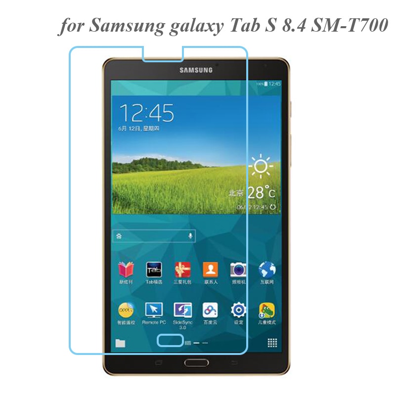 Screenprotector voor samsung galaxy tab  s 8.4 gehard glas 0.3mm 9h film voor 8.4 inch samsung sm -t700 sm-t705 helder glas