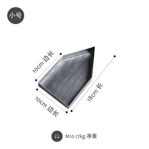 Storage tray Gold Silver Shallow pallet for Candy bar cake table home decoration accessories ins vestibule key plate: Army Green