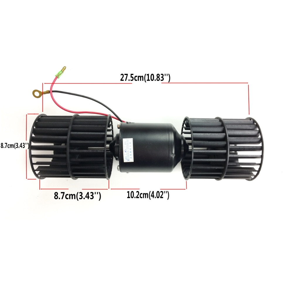 Universele Condensor Blower Motor Vergadering Met Wiel 12 V/24 V A/C Airconditioning Auto Truck Bus