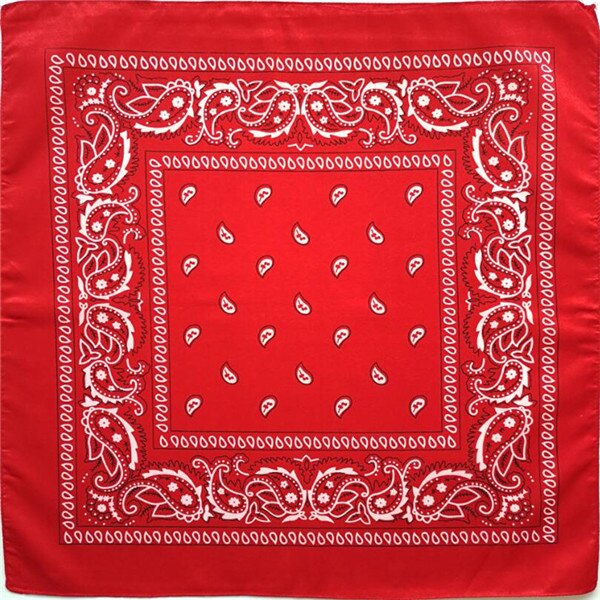 Sjaal Hip Hop Rode Bandana Man Vrouwen Mode Hoofdbanden Haarband Pols Wraps Haar Sjaals Haaraccessoires: red bandana
