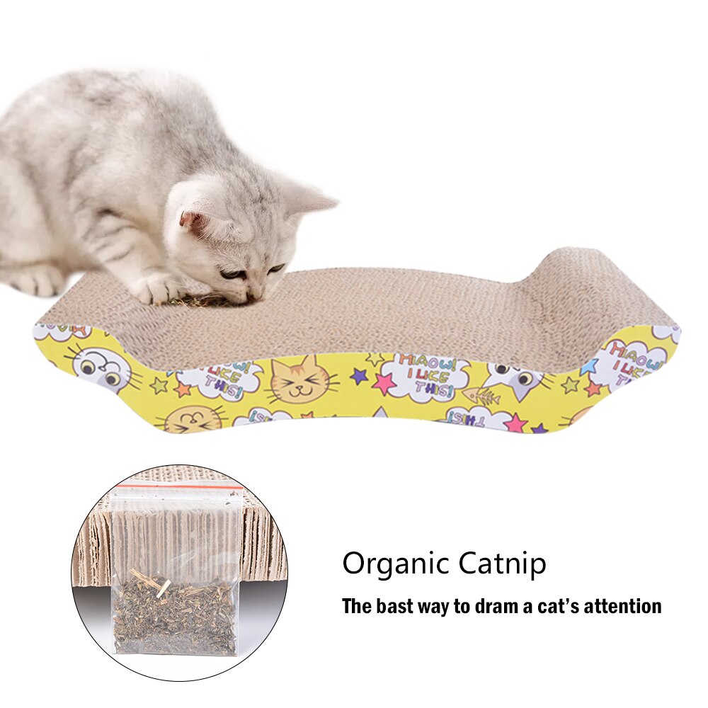 PAPASGIX Cat Scratcher Pets Products Board Pet Cat Corrugated Paper Scratching Supplies Scratching Post For Cat House