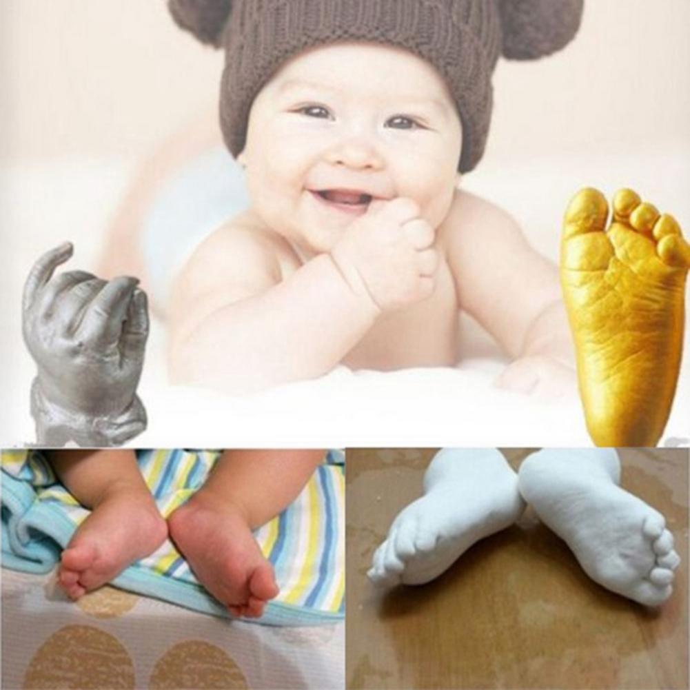 3D Baby Hand & Voet Print Gips Casting Kit Handafdruk Footprint Keepsake