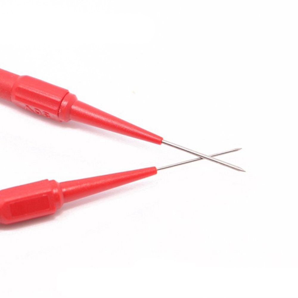 0.7mm Multimeter Test Lead Extention Back Probes 30v Sharp T0161 Needle Micro Pin for Fluke 4Pcs