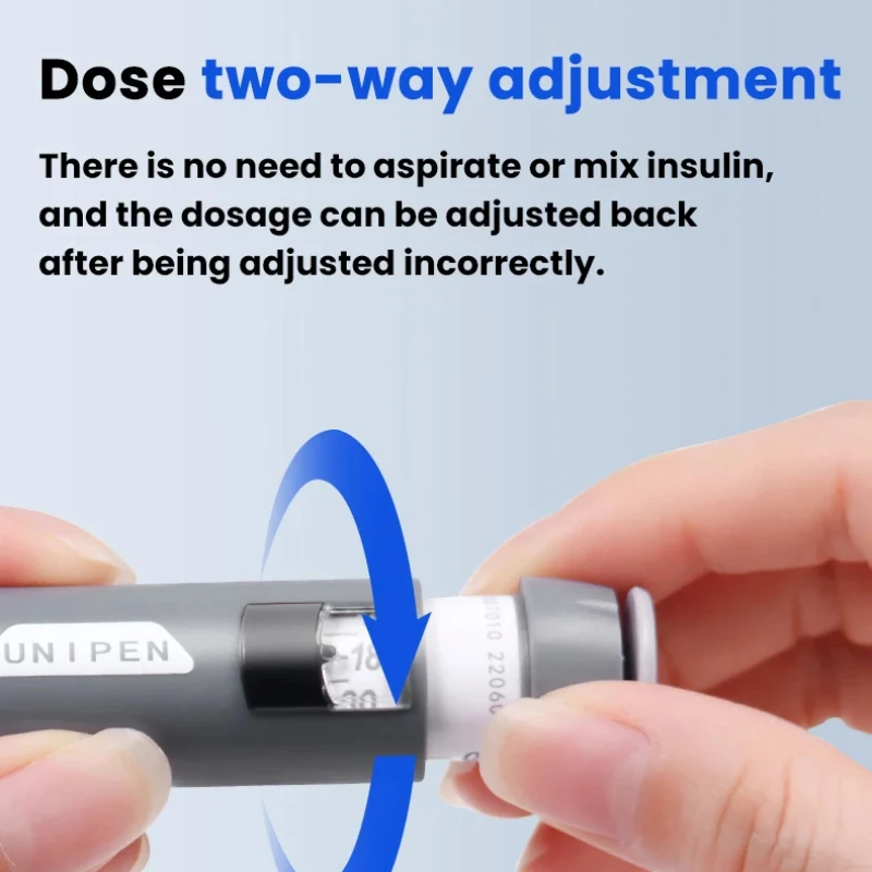 UNIPEN insulinespuiten, 3 ml spuiten Geschikt voor thuisgebruik met federale insuline-pennen, insuline-injectiepen