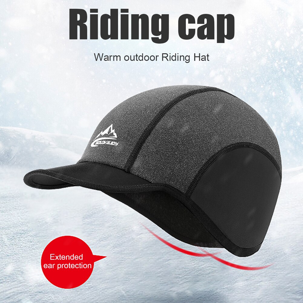 Cycling Cap Windproof Ear Protection Winter Outdoor MTB Road Bicycle Bike Riding Running Reflective Sports Ski Warmer Hat