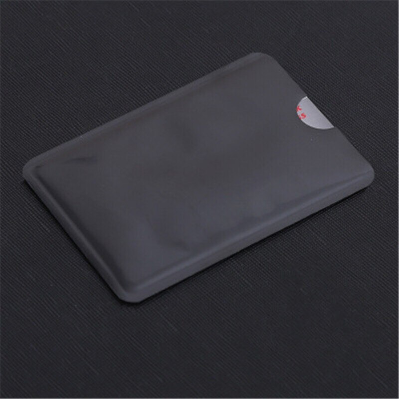 Anti Scan RFID Sleeve Protector Anti Theft Credit ID Card Aluminum Foil Holder Anti-Scan Card Sleeve