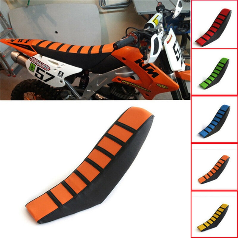 Funda de asiento de motocicleta PUC Funda de cuero housse de selle motocross funda de asiento de cuero сиденье asiasiasiasient