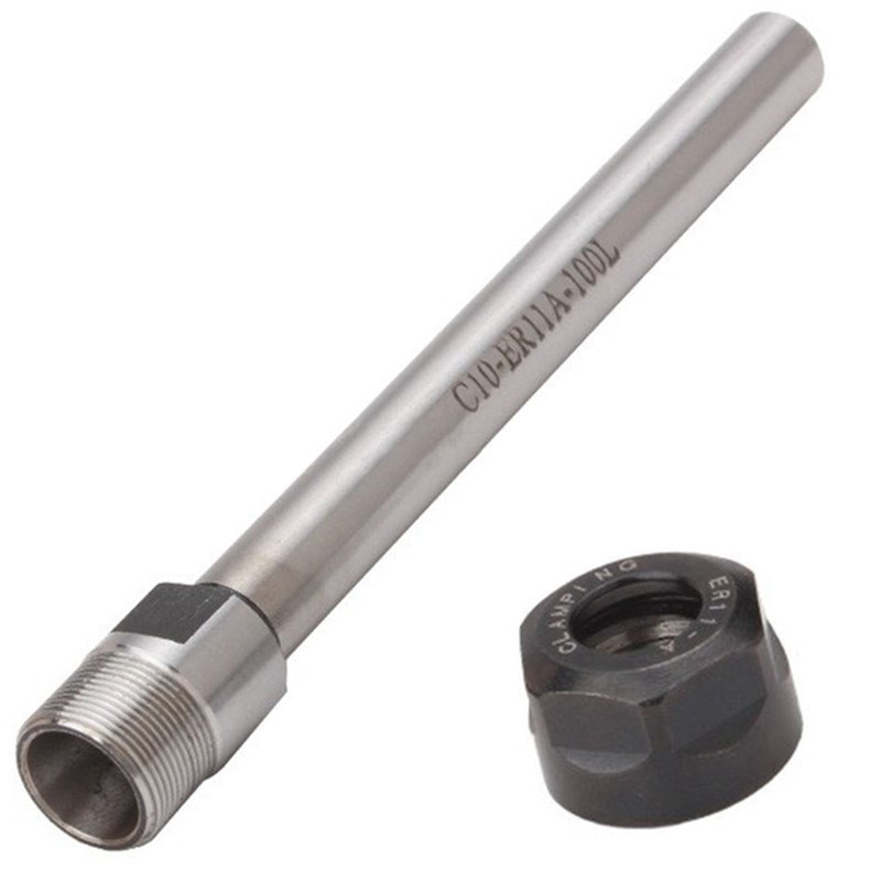 Mandrin de serrage CNC pour fraisage, tige droite pour arbre à tige droite, 1 pièce C10 ER8 ER11 C10 ER16 100L 150L, 200l, traitement profond
