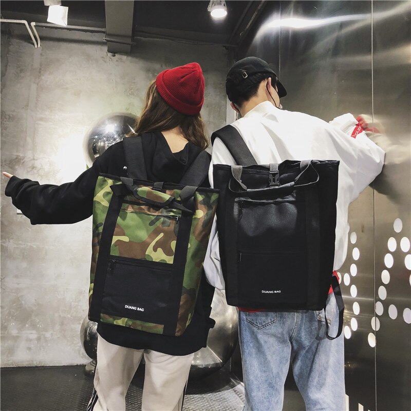 Leisure Backpack for Men and Women Korean Harajuku Ulzzang College Wind Campus Student Backpack Personality Bag Package