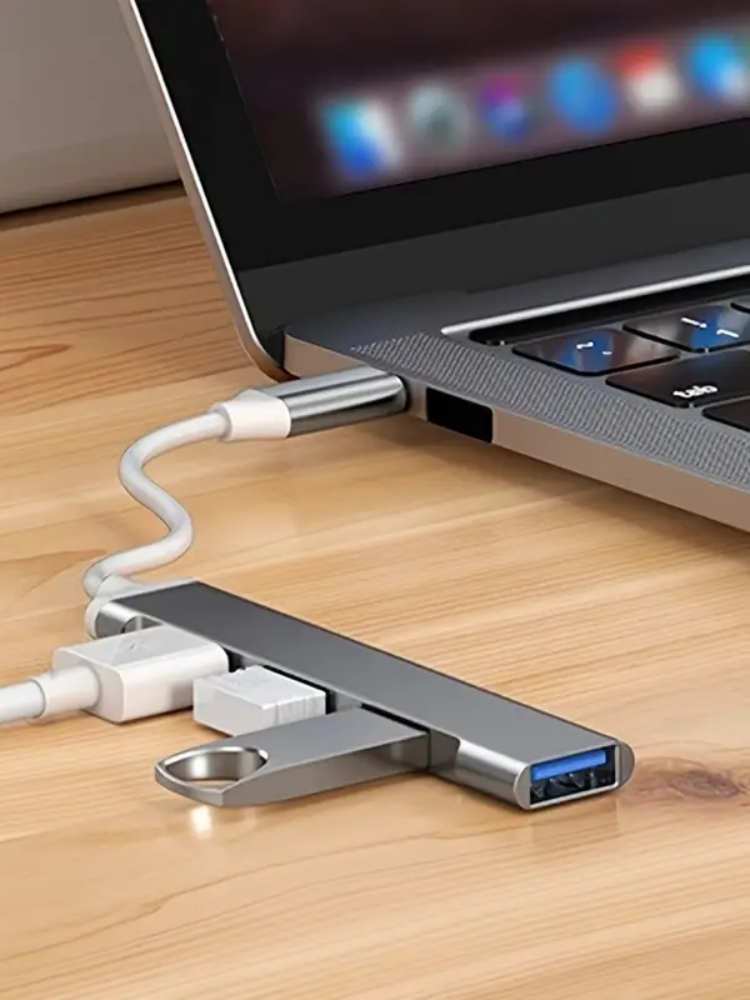 4-portowy rozdzielacz wieloportowy typu C HUB 3.0 USB 3.1 Adapter OTG do Xiaomi Lenovo Macbook 13 15 Air Pro PC Akcesoria komputerowe