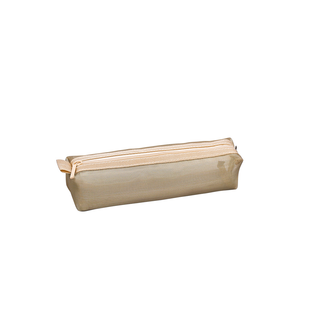 Estojo de malha transparente criativo, bolsa de lápis grande para crianças, presente para crianças