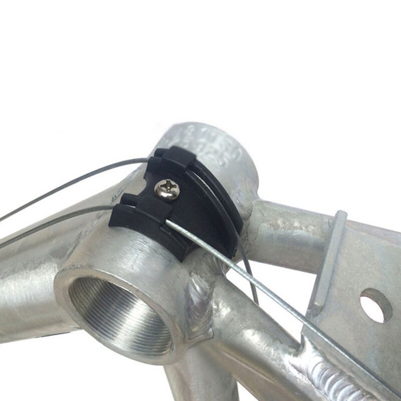Road Bike Bicycle Frame Bottom Bracket Cable Guide Plastic 40mm*30mm With M5 Screw Bicycle Spare Parts