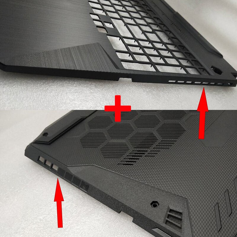 Obudowa komputera dla ASUS FA506 FX506 FA506U FX506U laptop górna pokrywa ekranu powrót shell rama podparcie dłoni dolna obudowa shell: With holes CD