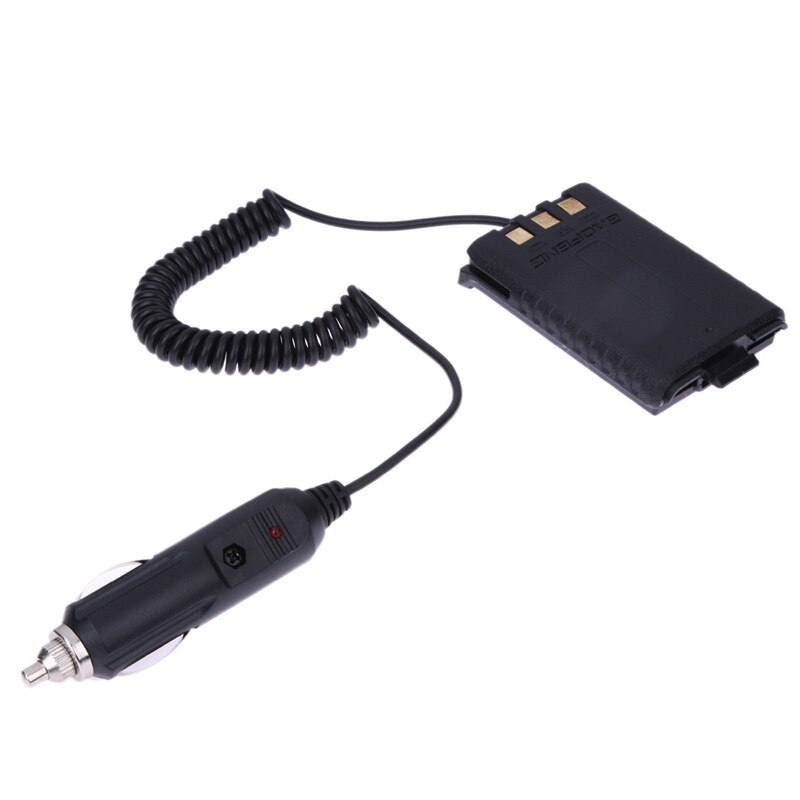 12V Car Charger Charging Battery Eliminator for Baofeng Dual Band Radio UV5R 5RA 5RE Over Home Travel Walkie Talkie Accessories