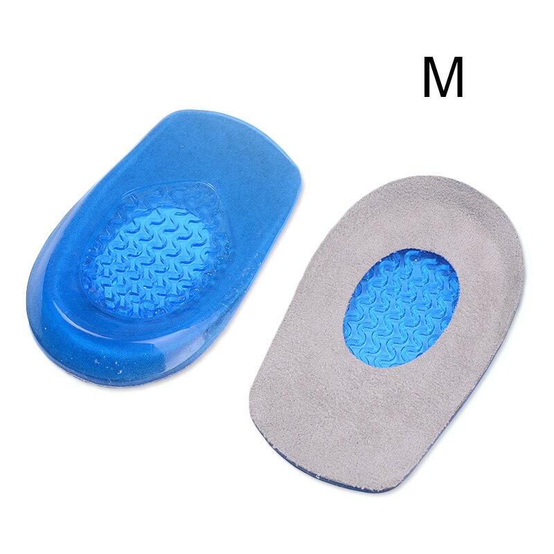 1 Pair Heel Pad Pain Relief Support Cushion Silicone Gel Breathable For Outdoor Sport HB88: Default Title