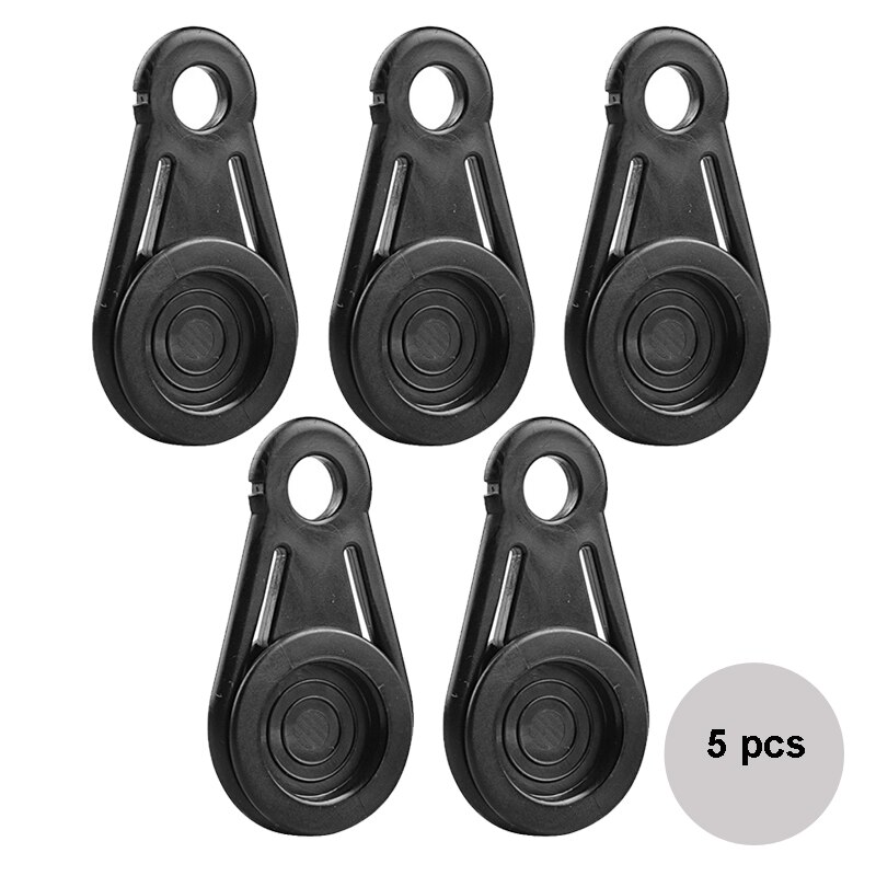 Tent Clips Tarp Grabbers Tarp Clips Beweegbare Snaps Clip Extra Tie-Down Effect Camping Tent Luifel Cover Dekzeilen Tent accessoires: 5PCS
