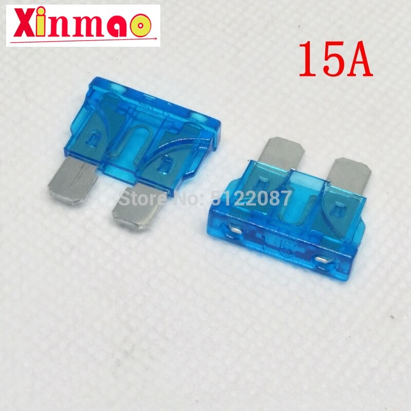 Fusible de hoja de coche estándar, fusible para automóvil de 5, 10, 15, 20, 25, 30 amperios, blanco, amarillo, rojo, azul, naranja y verde, 30 Uds.
