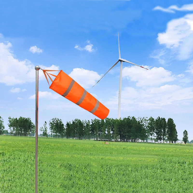 Reflective Windsock Outdoor Scratchproof Windproof Fluorescent Reflective Windsock Weathervane Wind Vane 60/80/100CM