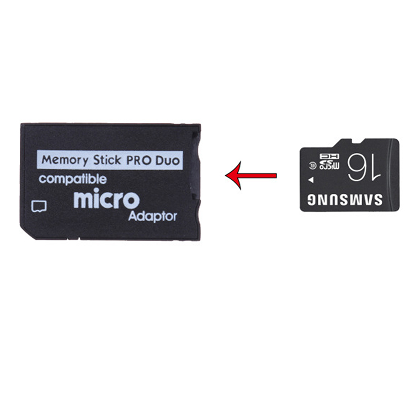 Voor Psp-Serie Micro Sd Sdhc Tf Naar Memory Stick Ms Pro Duo Psp Adapter