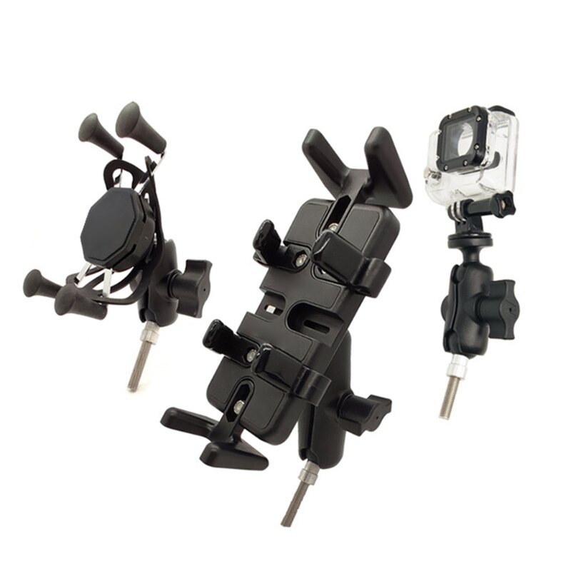 Motorrad Lenker Klemme Basis 1 zoll 25mm Ball mit M8 Schrauben für montieren Telefon T21A