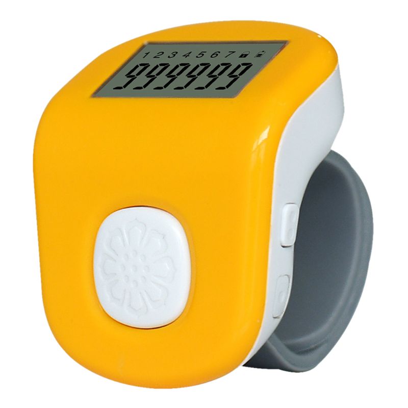 Contador de oraciones LCD de silicona recargable con 7 canales y 6 dígitos Y5LD