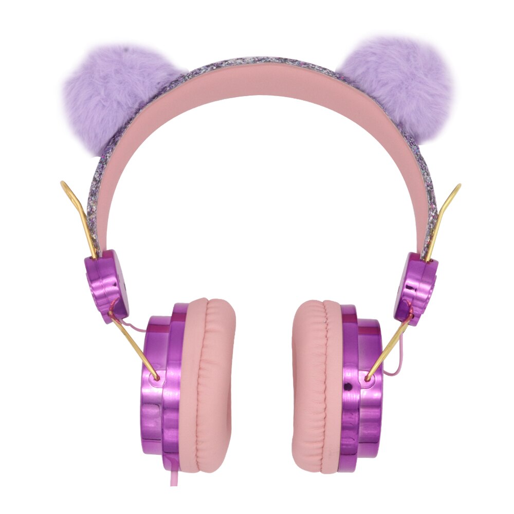 Leuke Eenhoorn Headsets Met Microfoon Oortelefoon Voor Jongens Kids Dochter Hoofdtelefoon Voor Laptop Mobiele Telefoons Pc MP3 Tablet Headsets