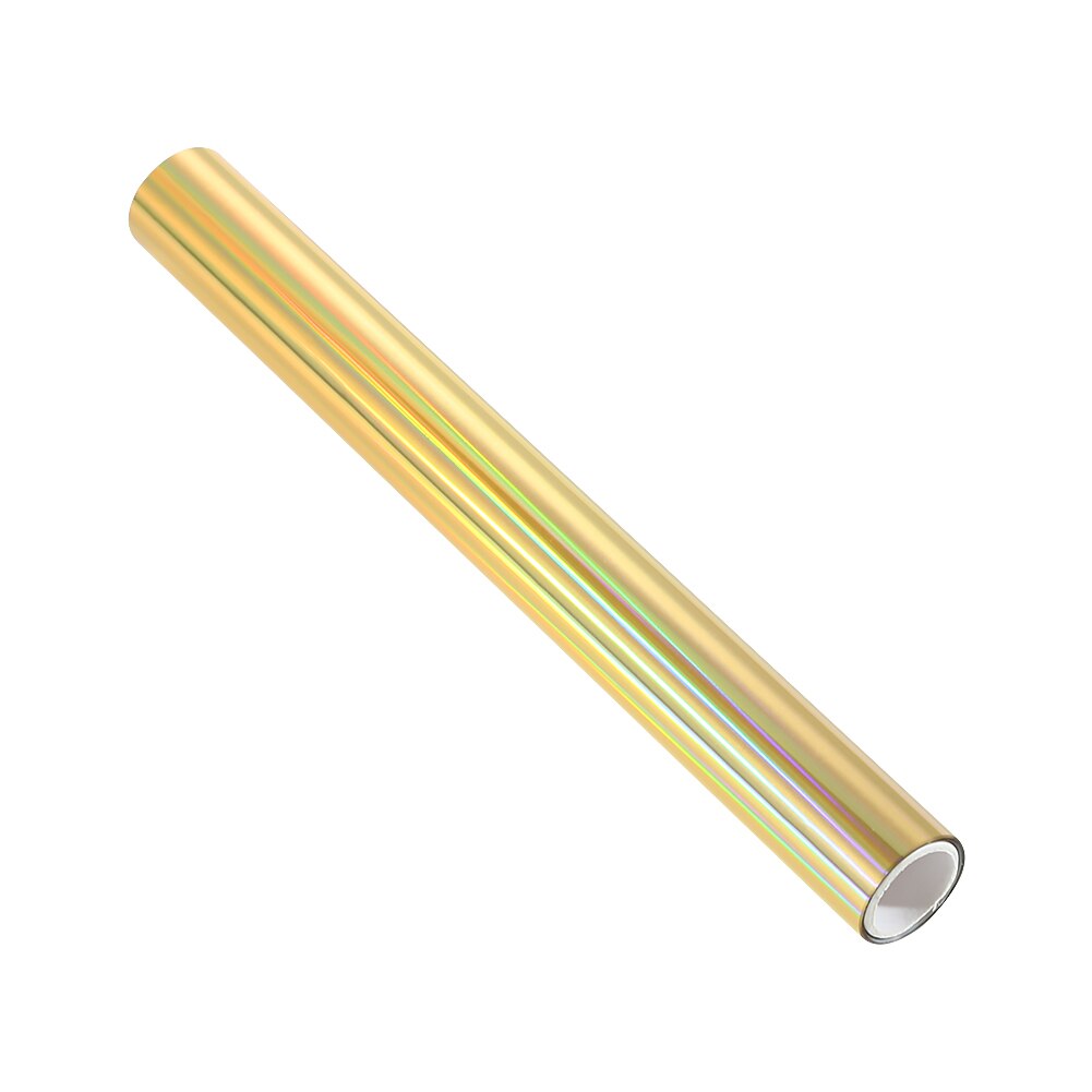 Papel de aluminio holográfico para transferencia de calor, rollo de papel de impresión en , manualidades DIY, 19,3 cm x 5m