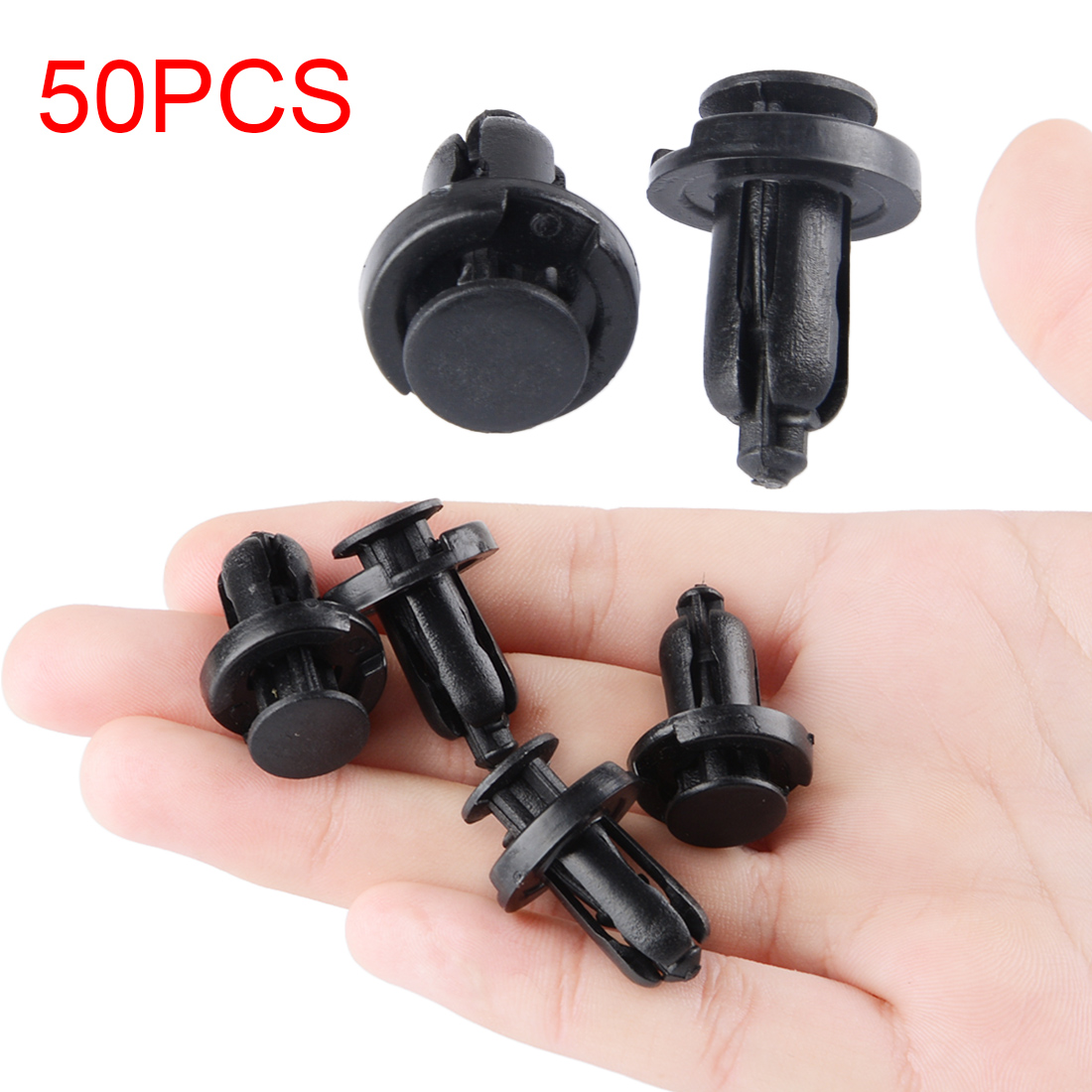 Dewreetali 10 Mm 50 Stuks Car Fender Rivet Fastener Clips Plastic Gat Auto Bumper Retainer Klinknagel Clip Universele Styling Voor honda