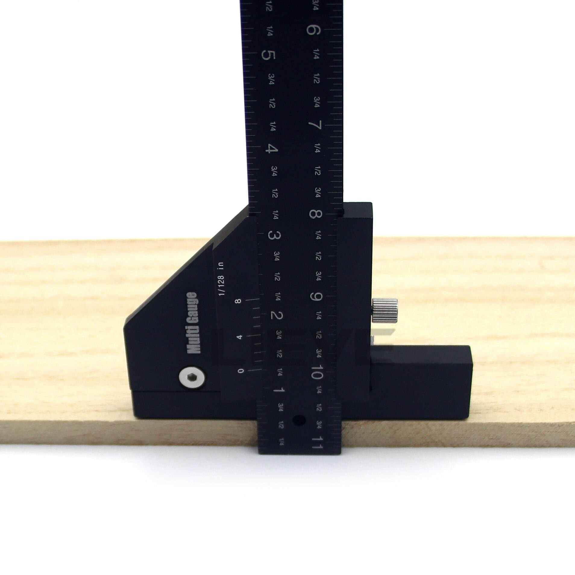 Multifunction Inch MM Woodworking Scriber Gauge Aluminum Steel Measuring Marking Framing Ruler Tool for Carpentry Tools Kit Set