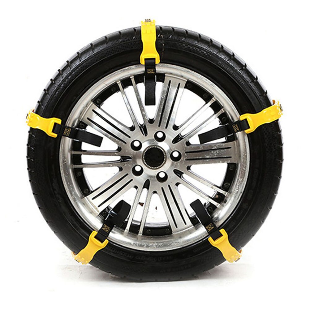 10Pcs Car Tire Anti-skid Strap M ×10 Strip snow chains Vehicle Tyre Non-slip Zip Grip Strip Adding Tire Traction