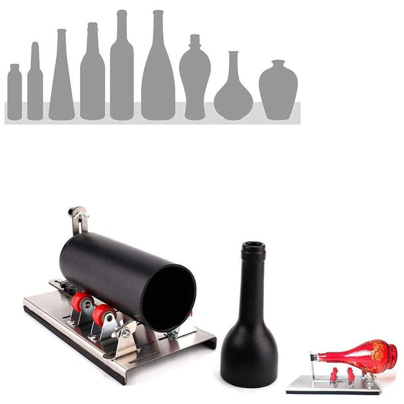 DIY Glas Flasche Schneiden Maschine Mit Einstellbarer Größe Für, Der Wein Flaschen Für Heimat Dekoration Schneiden