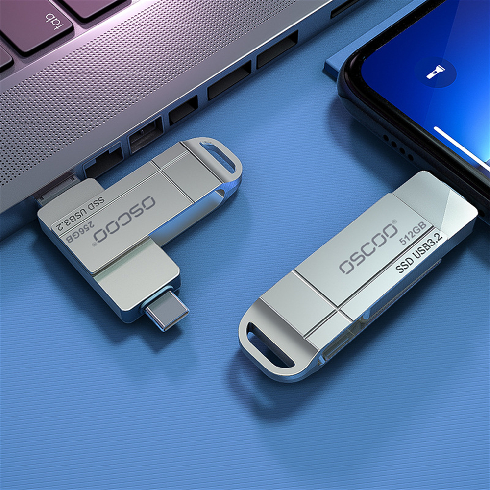 128GB Flash Drive for iPhone iPad 3.0 High-Speed Storage Stick for iPhone 15/16 Pro External Drive Backup for Photos Videos: 512GB