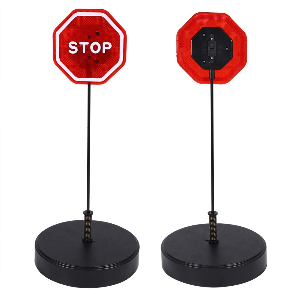 Parking Stop Sensor Comes with complete base, poles, adapters and LED stop sign LEDs will automatically flash For Garage Port