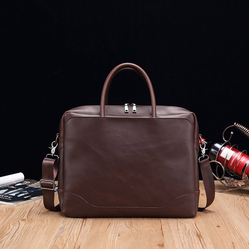 Briefcase Women Leather Laptop Bag Business Bag Sac Bandouliere Homme Sac Ordinateur Portable Femme Laptop Bags for Men Bolsa