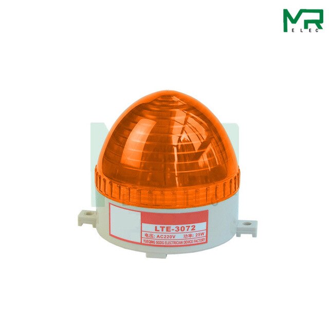 LTE-3072 Stroboscopische U-Buis Waarschuwing Lamp Workshop Waarschuwing Lamp Signaal Lamp: yellow AC 220v