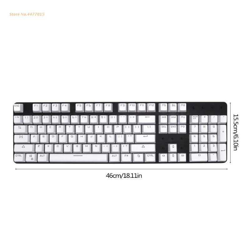 104 Keyset PBT Backlit Key Kit for Gaming Mechanical Keyboard DIY Decor Keyboard, Stylish Keyboard Buttons