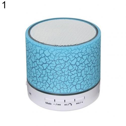 Mini Draagbare Draadloze Bluetooth Speaker Handsfree Bellen Ledbluetooth Muziek Bass Speaker Subwoofer Draadloze Kolom: Blauw