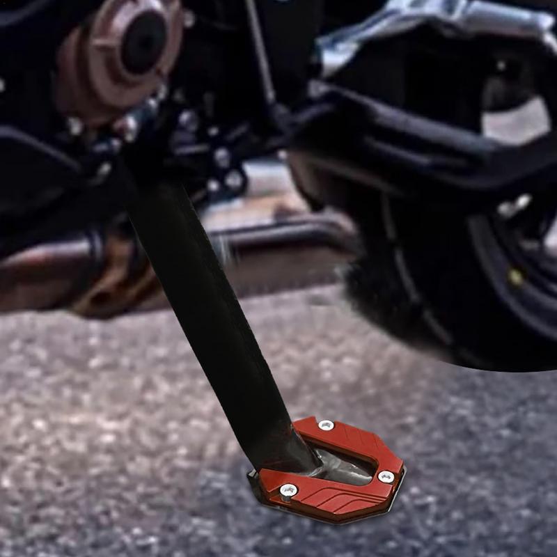 Motorcycle Kickstand Plate Anti-Skid Side Stand Extension Plate Foot Support Pad High Strength Motorcycle Accessories Foot Plate