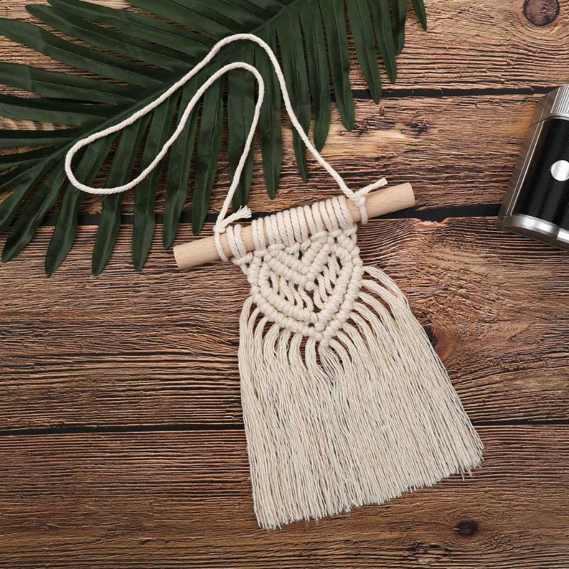 Decoración nórdica bohemios borla para colgar en la pared decoración para habitación de los niños campanas de viento accesorios de foto