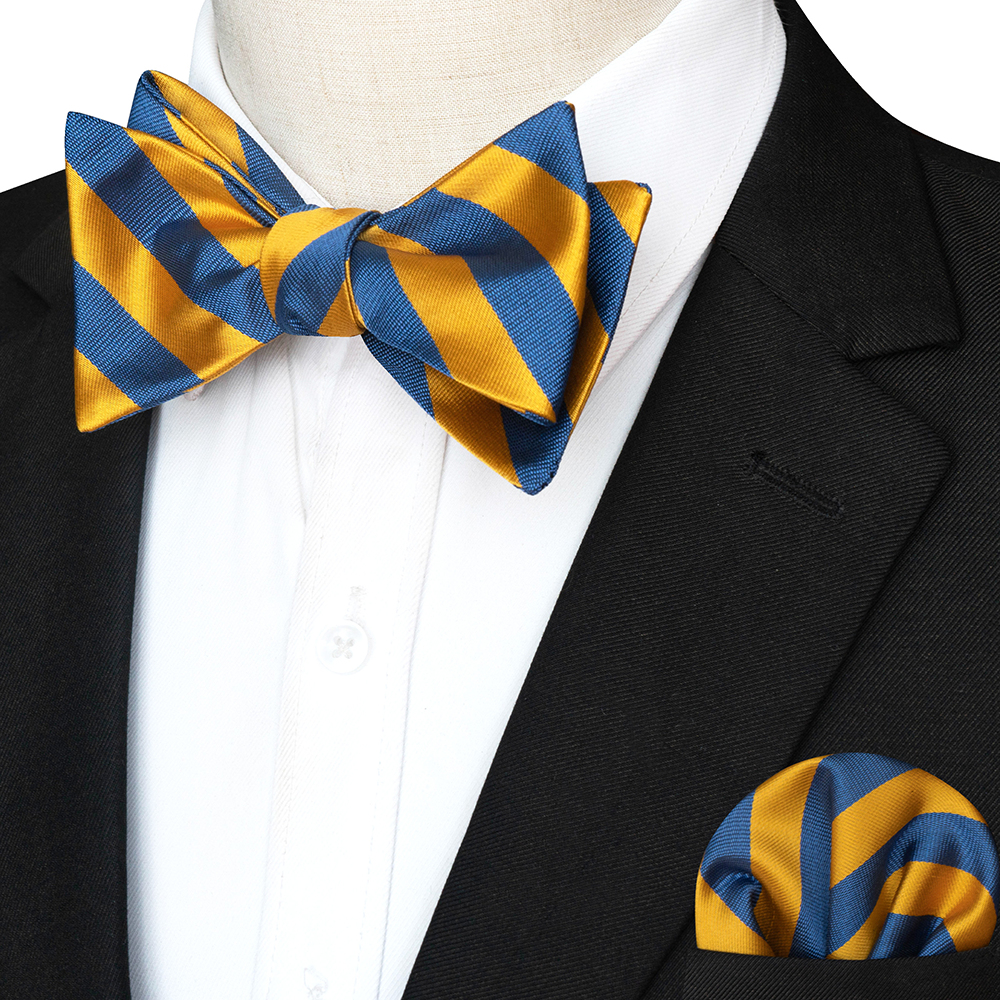 EASTEPIC Gestreifte Fliege für Herren, Einstecktuch-einstellen, kariertes Accessoire, Paisley-Krawatte, Blumenmuster, gepunktet, reines Schwarz, Abendparty: dunkel Grau