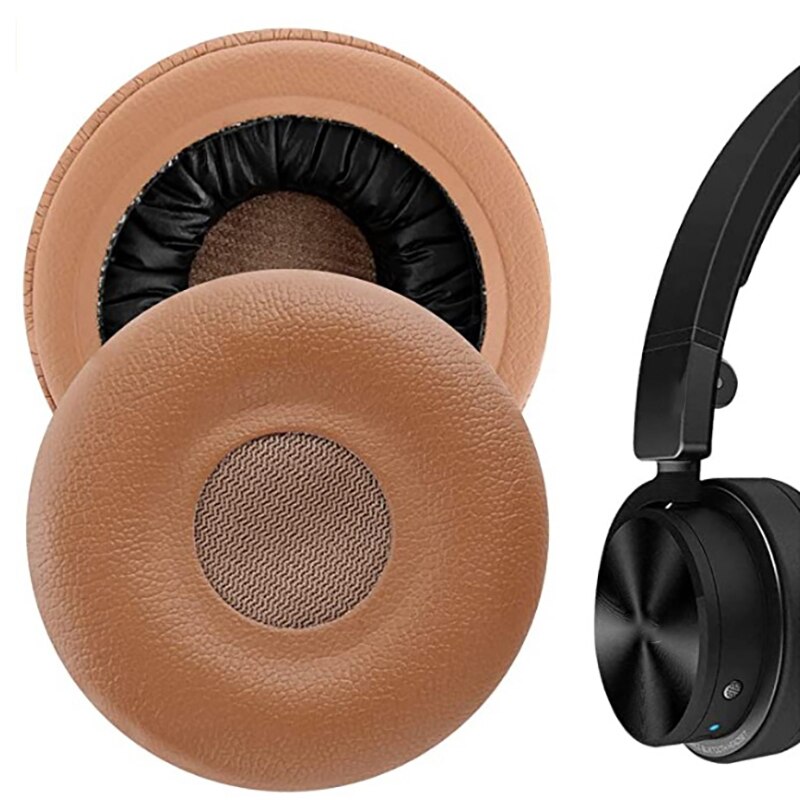 Almohadillas para oídos de cuero, cojín que cubre orejas para AKG Y40 Y45BT Y45