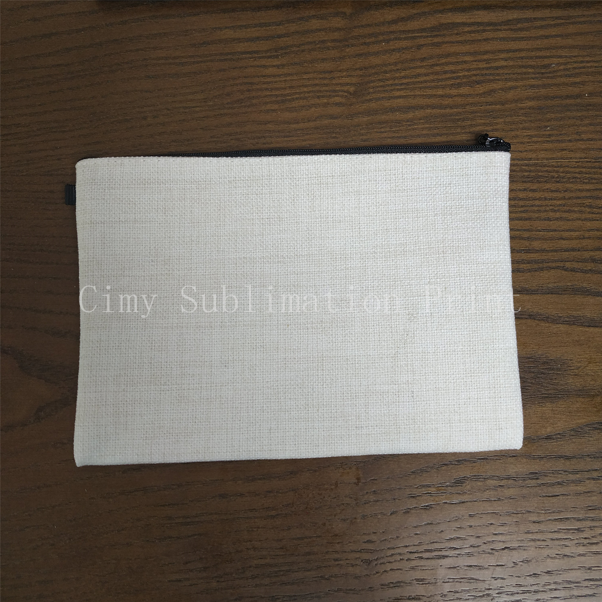 12pcs/lot Blank Sublimation linen Makeup Bag For Sublimation INK Print DIY Heat Press Transfe