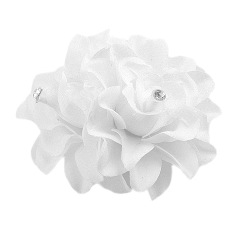 Pinza para el pelo con flor de cristal para mujer, pasador nupcial, accesorios para el cabello, pinza para el pelo de boda, herramienta de peinado, horquilla, 1 ud.: Default Title