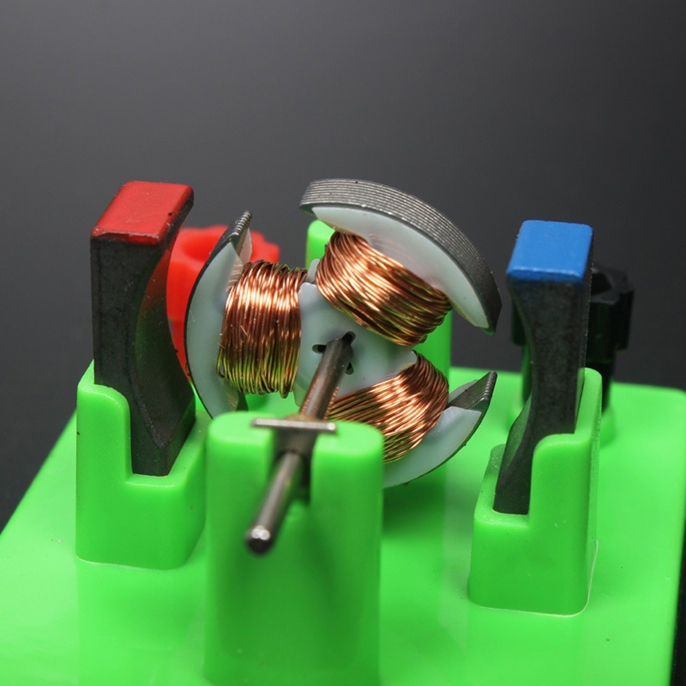 Modelo de Motor eléctrico de CC DIY, ayuda para experimentos de física, juguete educativo para estudiantes