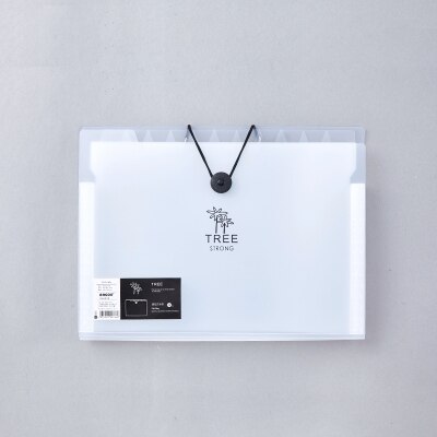 Expanding Wallet Document Bag Transparent A4 File Folder Expandable File Organizer Filling Products School Office Supplies: 12 slots tree