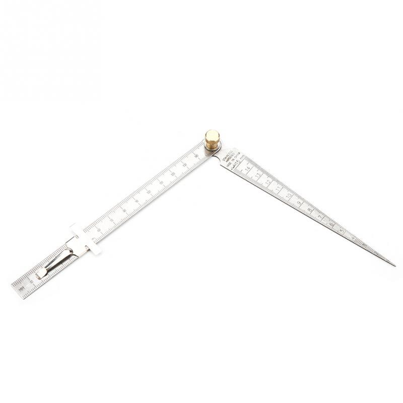 Stainless Steel Welding Taper Feeler Gauge Ruler Hole Inspection Tool 150mm