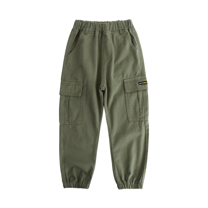 Pantalons Cargo pour garçons, vêtements décontractés, pour adolescents de 4, 6, 7, 8, 10, 12, 13, 14 ans, printemps et automne