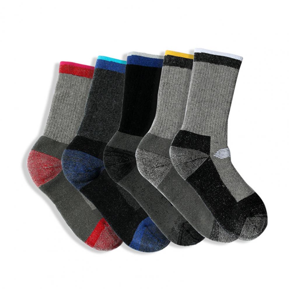 1 Pair Socks Women Men Faux Wool Soft Tube Socks Breathable Sweat-absorbent Casual Sports Snowboarding Skiing Long Socks