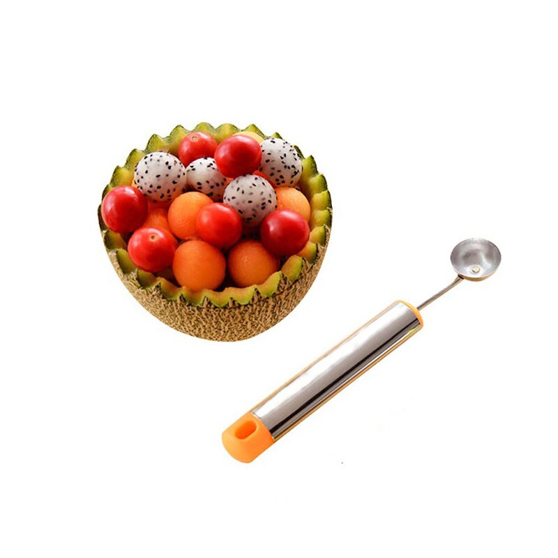 1 pièces fruits cuillère crème glacée creuser boule Scoop cuillère boule bricolage Melon fruits cuillère plats outils de cuisine