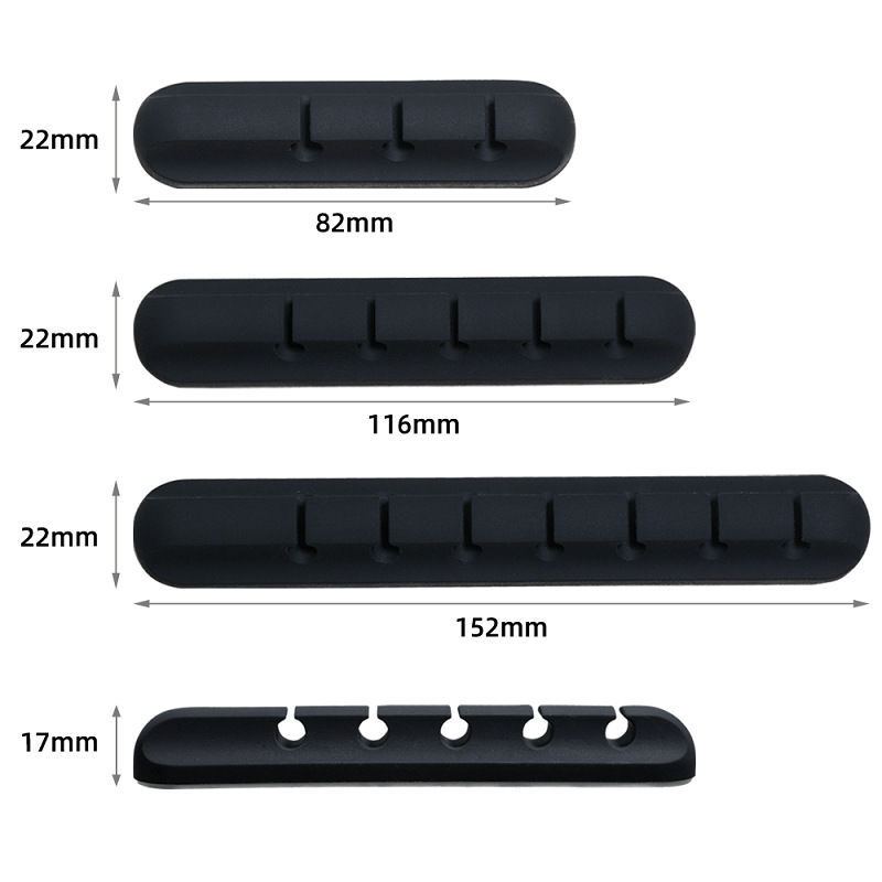 Kabel silikonowy Organizer do słuchawek słuchawka mysz ładowarka kabel USB biurko Winder elastyczny kabel do zarządzania kabel z zaciskami uchwyt